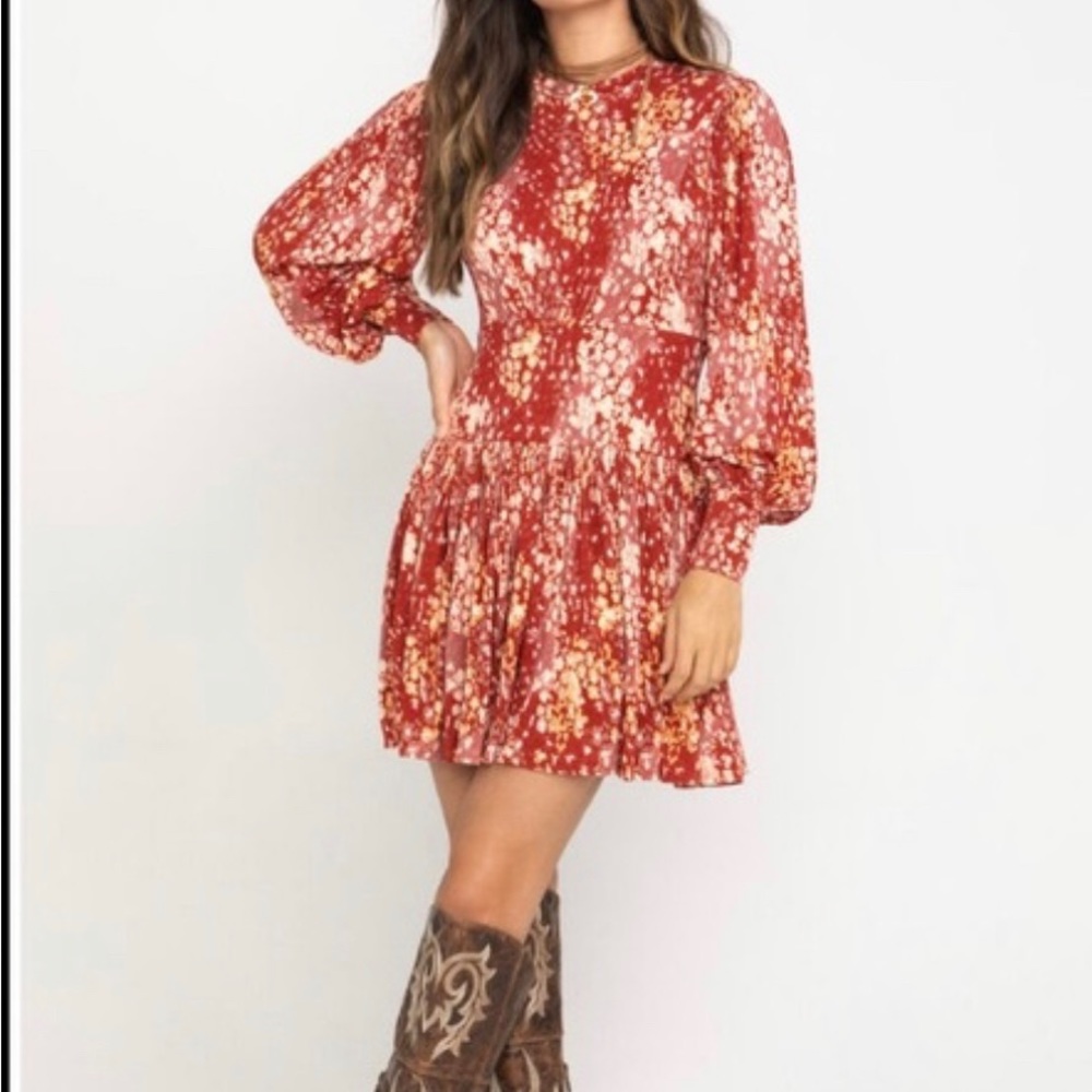 NWT Free People Heartbeats Mini Dress